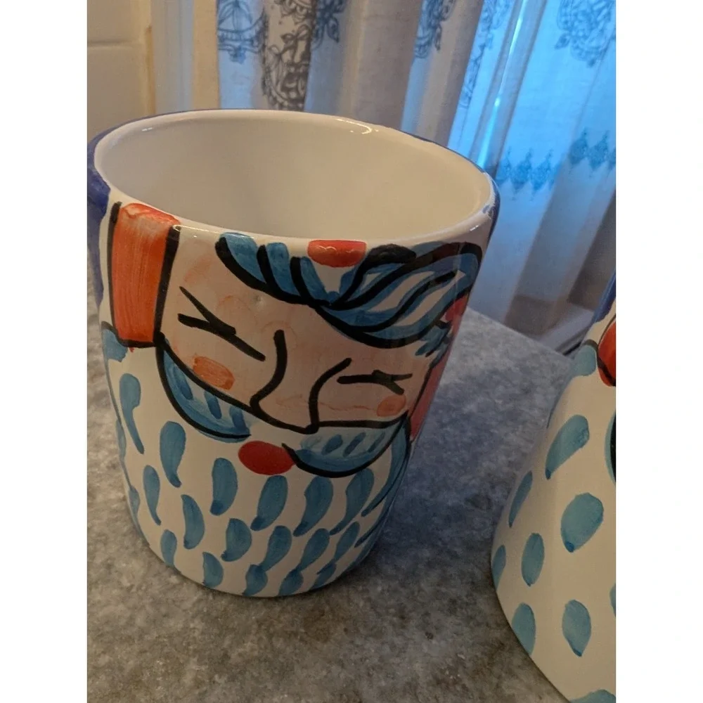 Made In Italy Santa Mug Set, Made Exclusively For Pier‎ One Imports